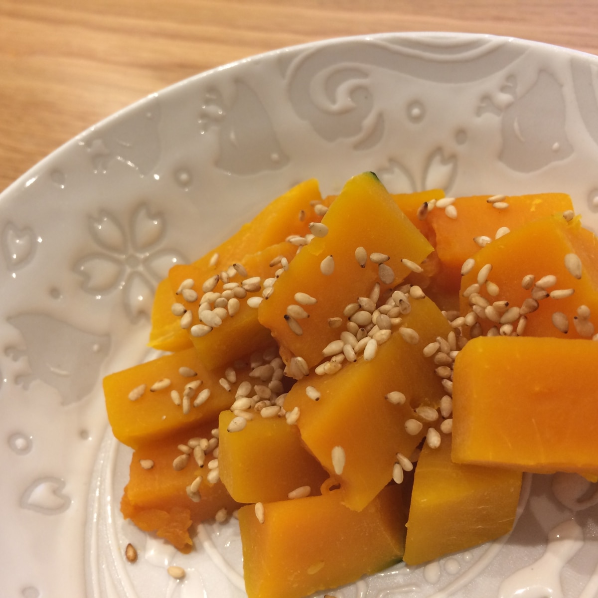 手づかみ食べデビューにも かぼちゃの甘辛煮 レシピ 作り方 By しもゆい 楽天レシピ 手づかみ食べデビューにも かぼちゃの甘辛煮 レシピ 作り方 By しもゆい 楽天レシピ